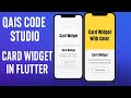 Flutter Card Widget Explained with Examples 💡 | Basic to Advanced UI Design (2025)