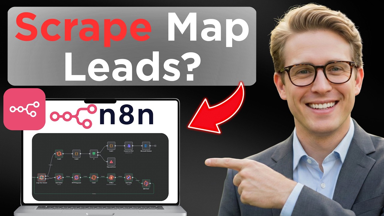 How To Build A Google Maps Lead Scraper In n8n (Easy Guide) - YouTube