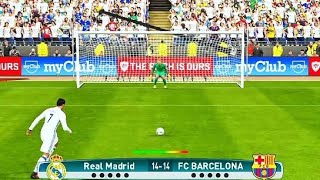 ELCLASICO!-REAL MADRID VS BARCELONA #PENALTY SHOOTOUTS #RONALDO #MESSI #MSN #CR7 #BBC #RMA VS #FCB