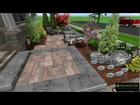New Nature Landscaping - Front Patio Design