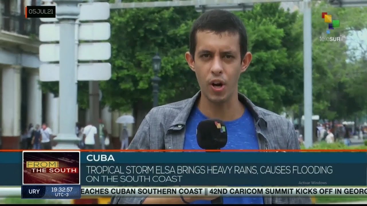 Cuba: Elsa causes rains and floods in the southern region