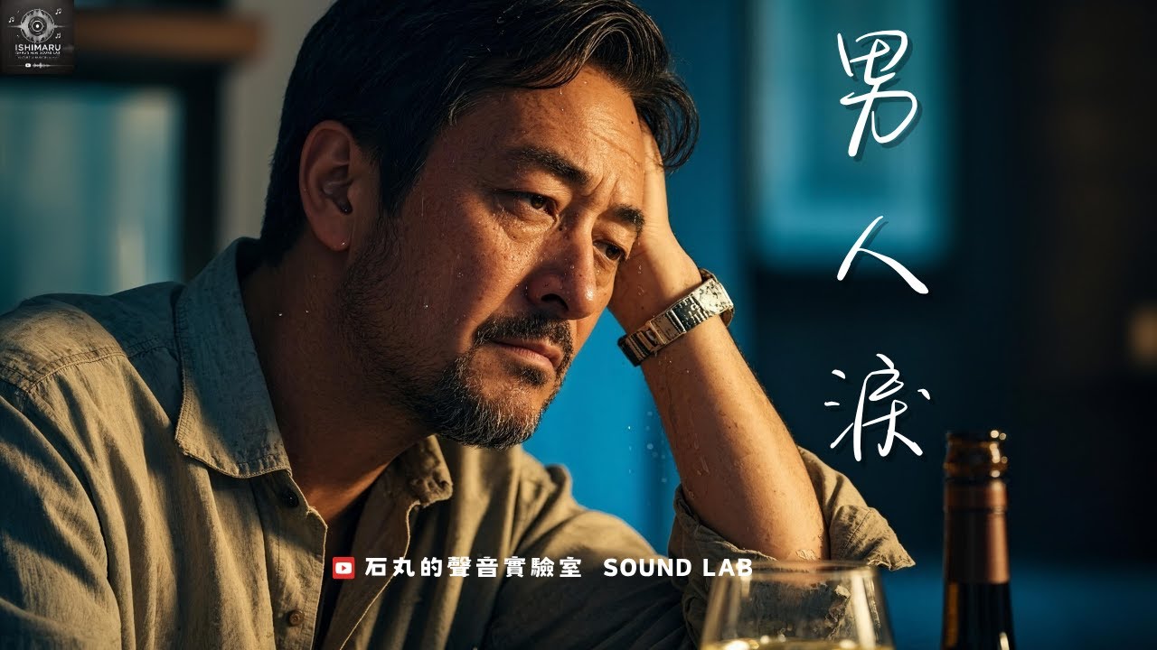 💔《男人淚》— 石丸的聲音實驗室 💧 深夜裡無聲崩潰的眼淚，是這個社會不願看見的脆弱。
