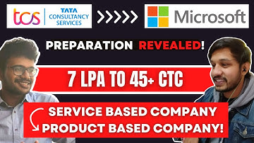 From TCS to Microsoft SDE | Service Based to FAANG Job | Microsoft, Amazon Interview Exp | Tier 2