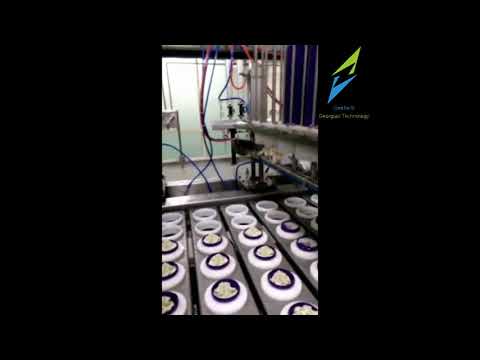 ნაყინის კონტეინერის შემავსებელი და დამხუფველი დანადგარი  • Ice-cream Cup Filling and Capping Machine