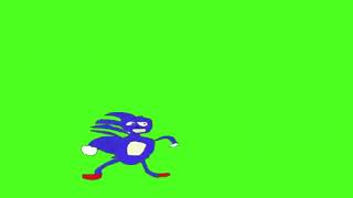 Running Sonic Green Screenear
