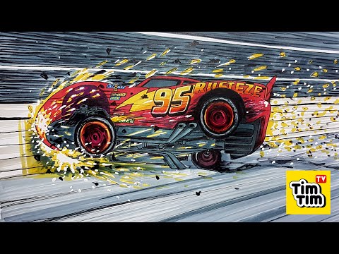 Draw CARS 3 LIGHTNING McQUEEN, CAL WEATHERS & BOBBY SWIFT Drawing and  Coloring for Kids, Tim Tim …