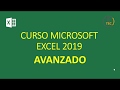 CURSO EXCEL AVANZADO 2019 - SESIÓN 01