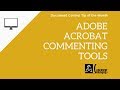 Adobe Acrobat Commenting Tools - Document Control Tip of the Month