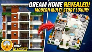 Modern 4-Story Dream House Tour! (Stunning 3D Layout Revealed)