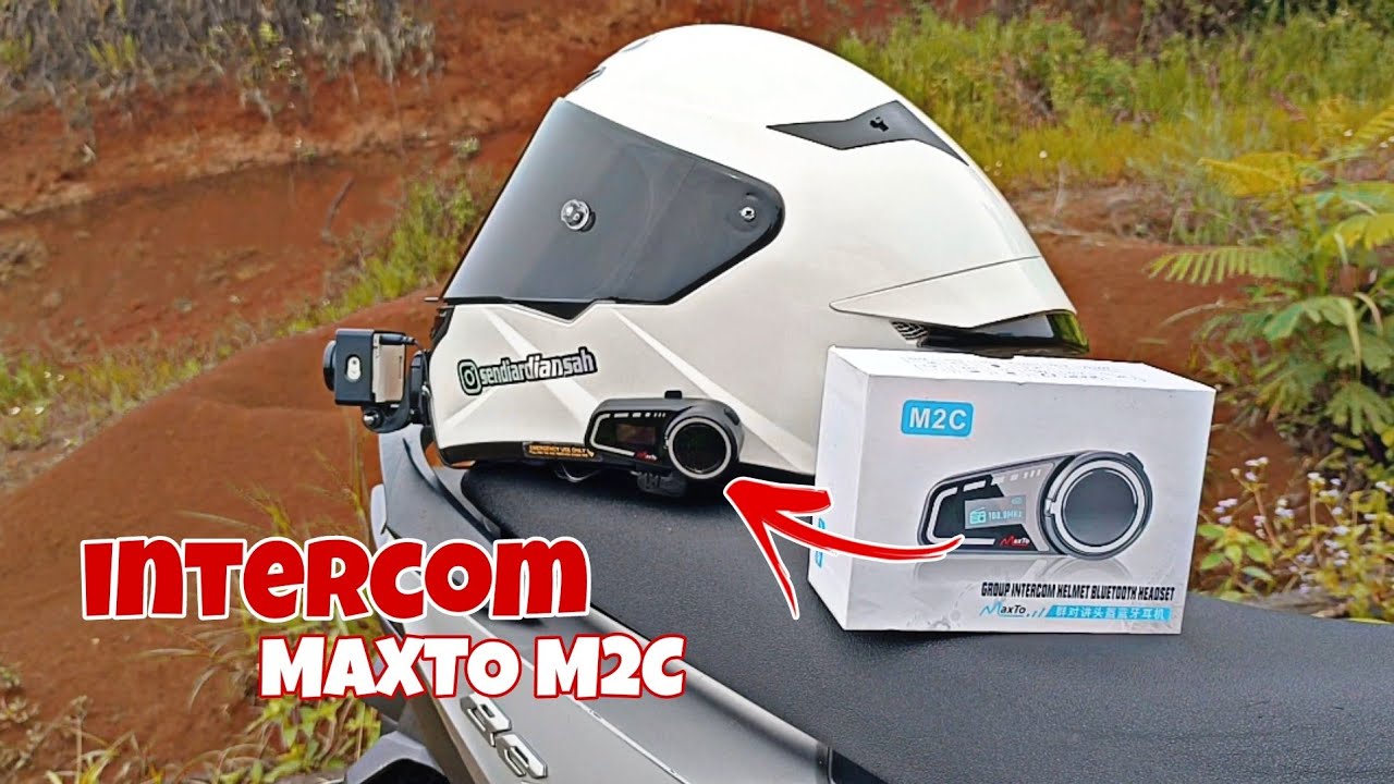 Review Intercom Helm MAXTO M2C Budget Pelajar - YouTube