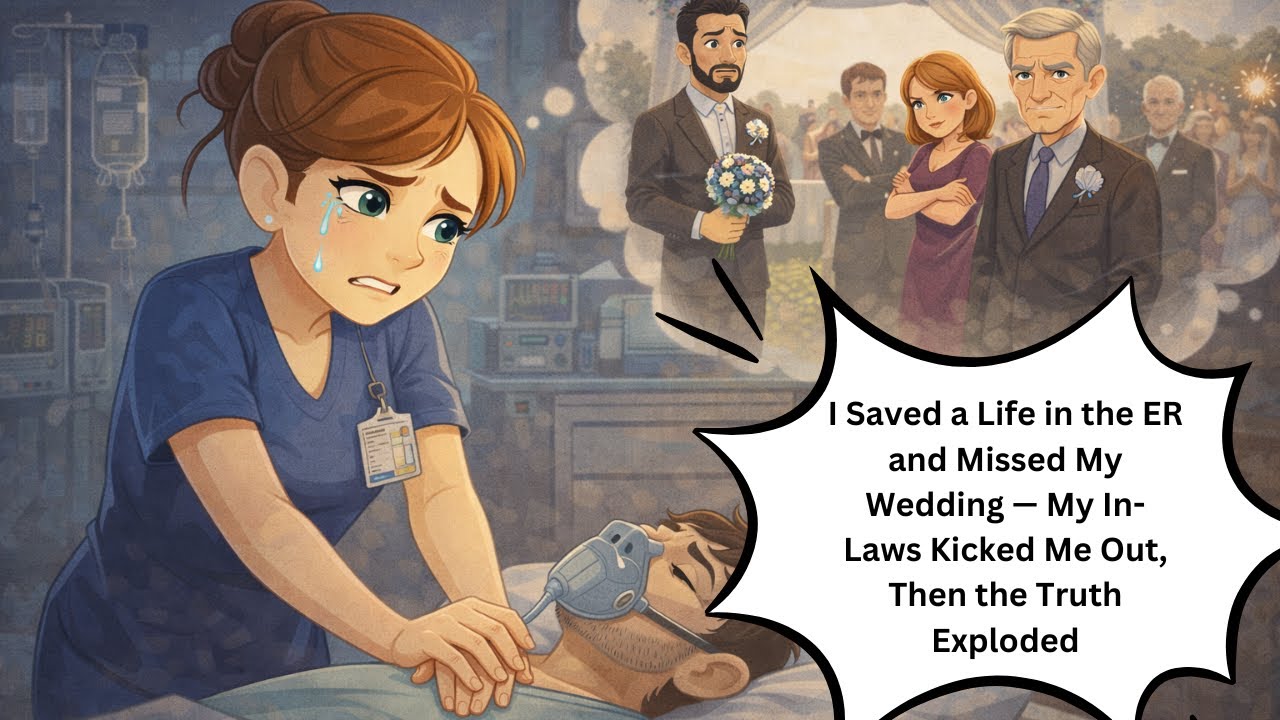 I Saved a Life in the ER and Missed My Wedding — My In-Laws Kicked Me Out, Then the Truth Exploded