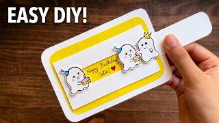 DIY Pull Tab Birthday Card 🎂 Hidden Surprise Card Tutorial