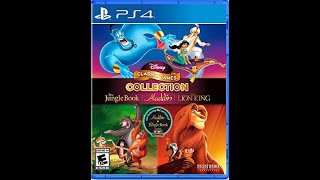 Opening to Disney Classic Games Collection 2021 PS4 Game