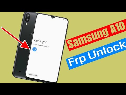 Samsung A10 (A105G) frp Google Account No sim No Bluetooth Device Android 9