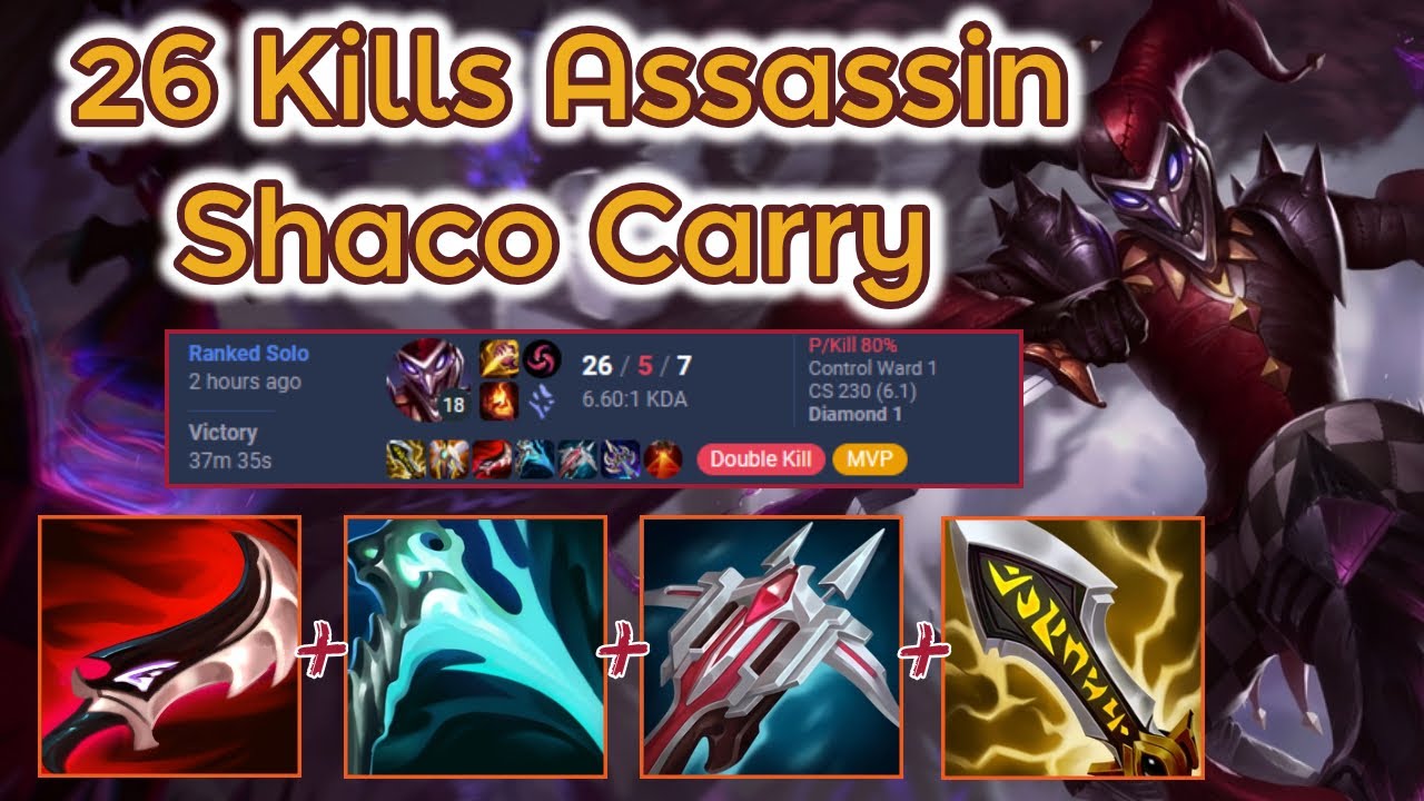 Anabolic Shaco Carrying Dia 1 - S13 Dia 1 Ranked [League of Legends ...