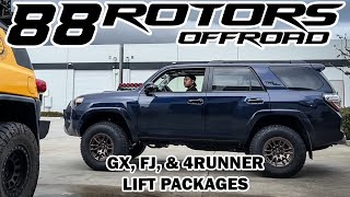 2023 TOYOTA 4RUNNER TRD OFFROAD, LEXUS GX460, & TOYOTA FJ CRUISER LIFT KITS