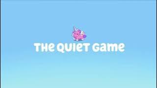 Bluey Quiet game title screen