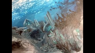 Mural Joe Live - Underwater Scene!