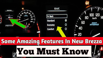 Brezza 2022 Some Hidden MID Features /🔥brezza 2022 mid hidden features