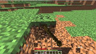 Lets Play:Minecraft Ep.3: Spider Jockey First Encounter in my New World
