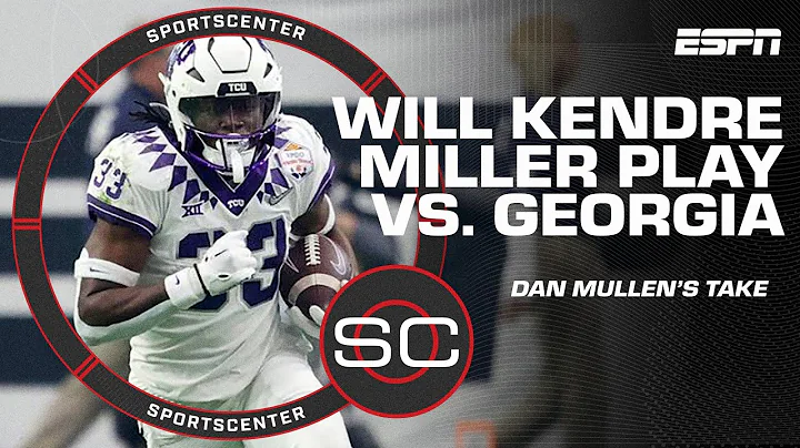 Will TCU star RB Kendre Miller play in the Champio...