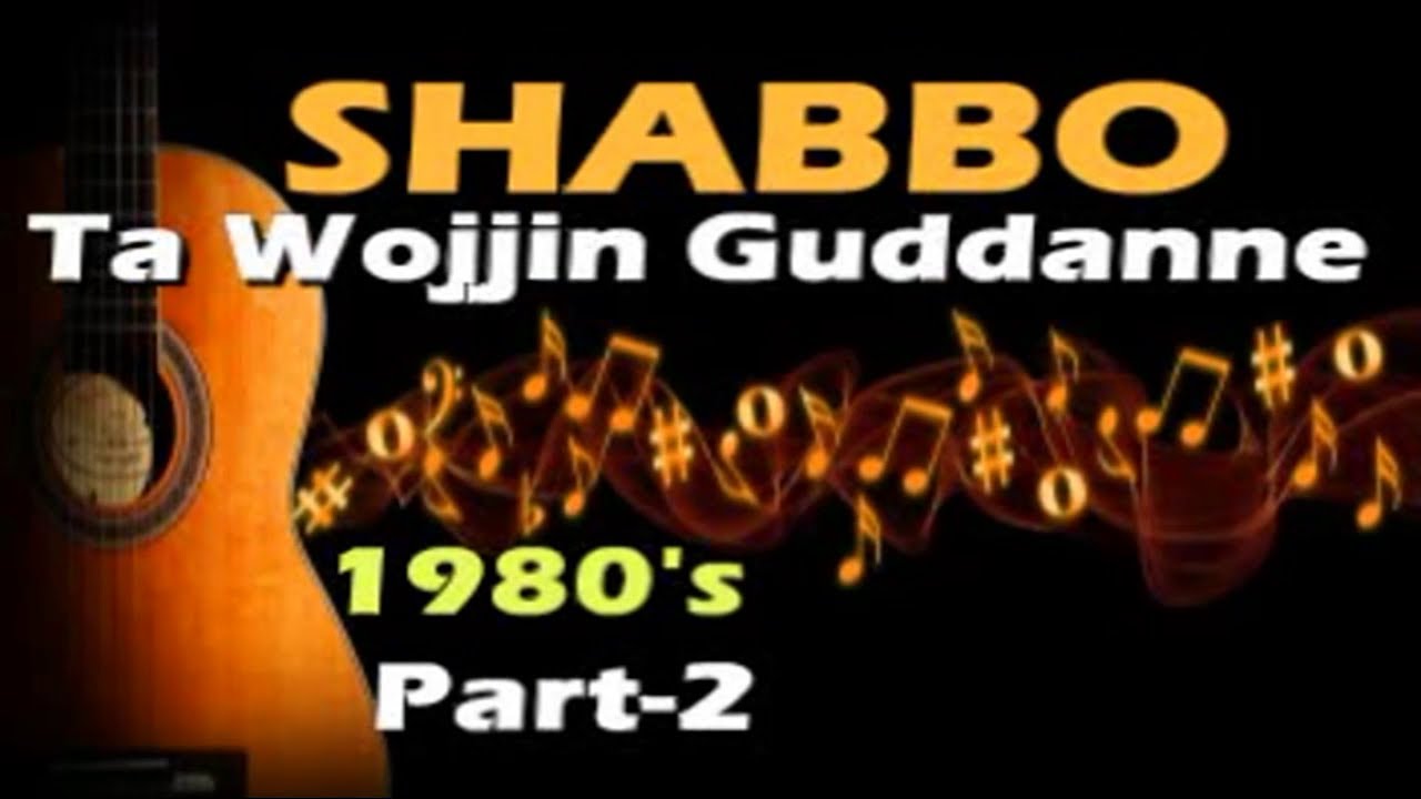 TAN WOJJIN GUDDANNE ||ALI SHABBO, MID OF 1980s Part 2* LOVELY OLD GUITAR SONGS