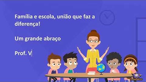 Agradecimento aos pais