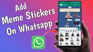 How To Add Meme Stickers On Whatsapp | Whatsapp Funny Sticker Kaise Download Kare | Whatsapp Tricks screenshot 4