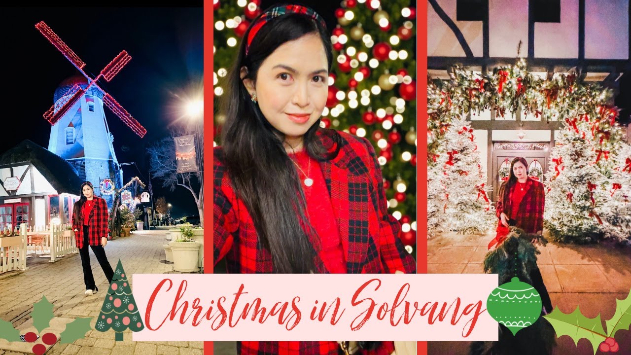 Explore Solvang, California with me 🎄| Festive Holiday Walk Through America's #1 Christmas Town 2025