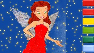 Glitter Coloring #83 | Tinkerbell Fairy Rosetta