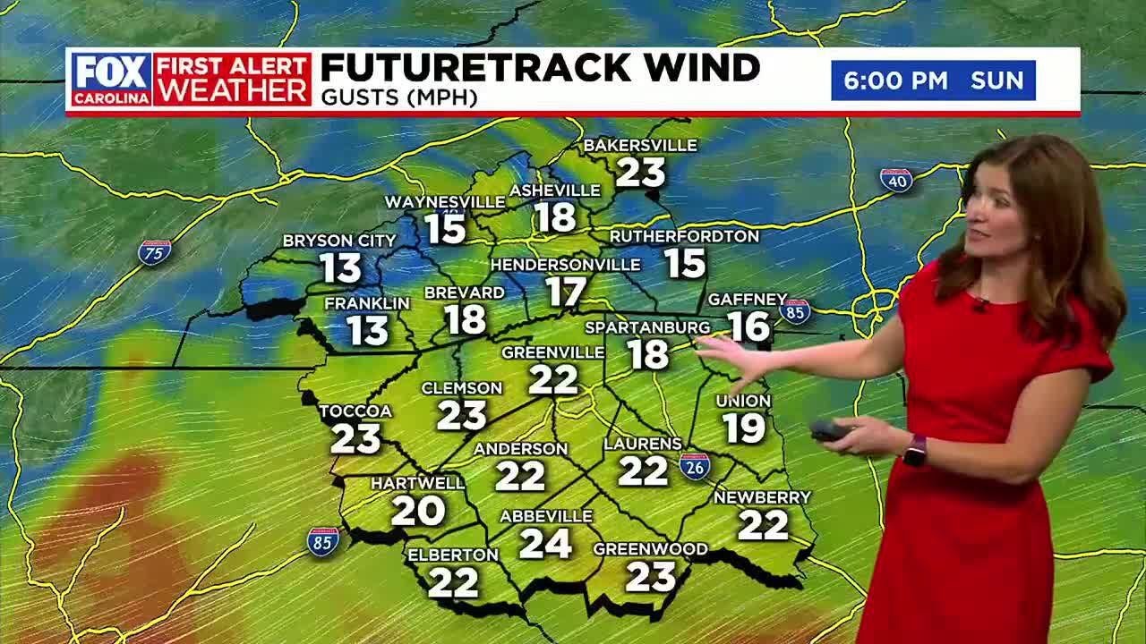 Cooling down this weekend with breezy conditions on Sunday - YouTube