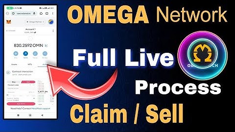 Omega network - Token Live Claim & Sell in Okx Exchange step by step guide  #omega