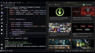 Information Logout Functionality: Connecting Front-End (Client) to Back-End (Server) - API Front End Project. News