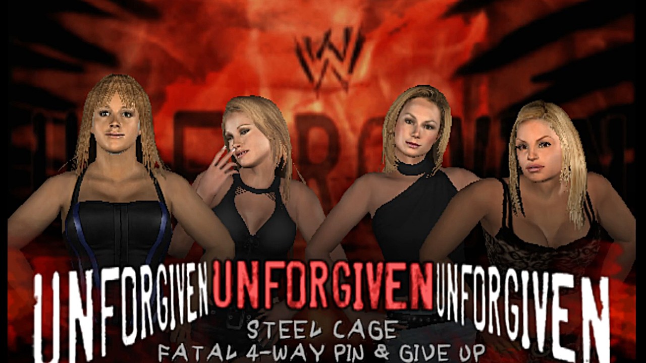 WWE SMACKDOWN VS RAW 2005 TRISH STRATUS VS STACY KEIBLER VS SABLE VS MOLLY HOLLY UNFORGIVEN