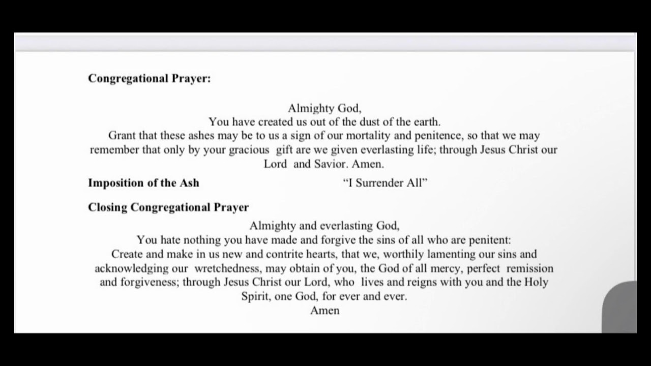 ASH Wednesday Experience, 02.18.2026, Pastor Johnny L. Barber, III.