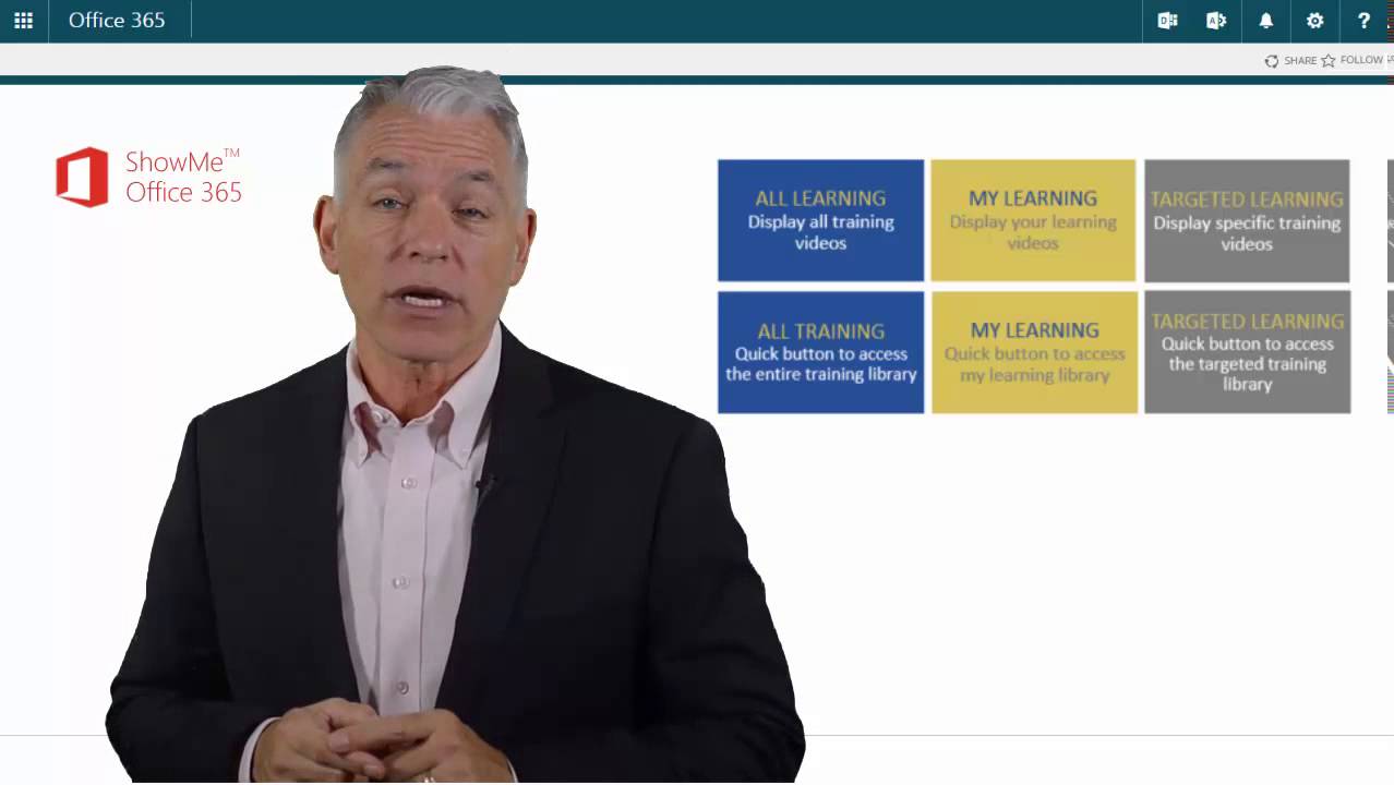 ShowMe Office 365 - Accessing Training Videos