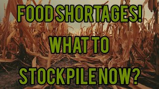 Food Shortages: What Should I Stockpile Now?
