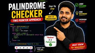 How to Check if a String is a Palindrome in JavaScript (Two Pointer Approach)