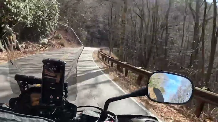 Headed to my campsite in Cherokee NC