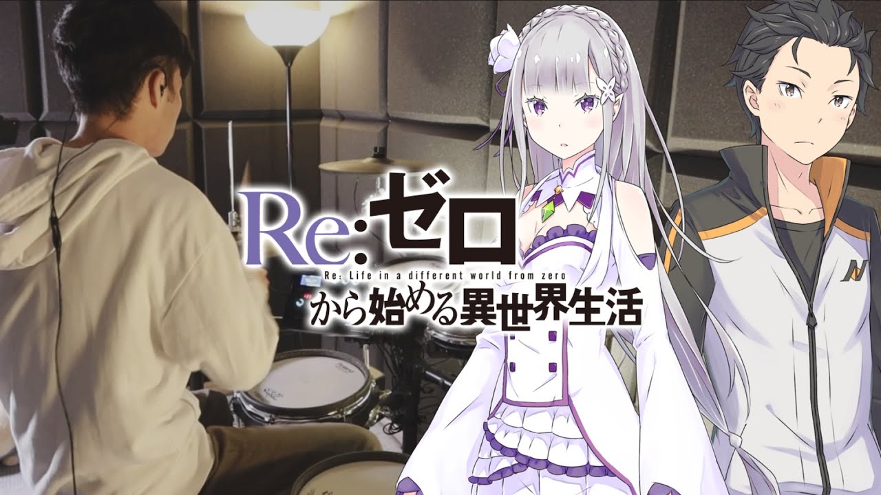 Re Zero Kara Hajimeru Isekai Seikatsu Season 2 Op Realize 鈴木このみ リゼロ 二期 Op Drum Cover を叩いてみた Youtube