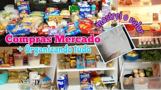 ? Compras de Mercado + organizando armários e geladeira