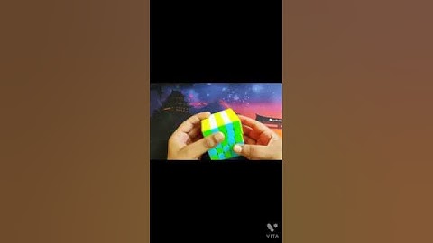 checkerboard  pattern on 5x5 cube ll cube pattern ll beautiful pattern #shorts #3x3rubikscube