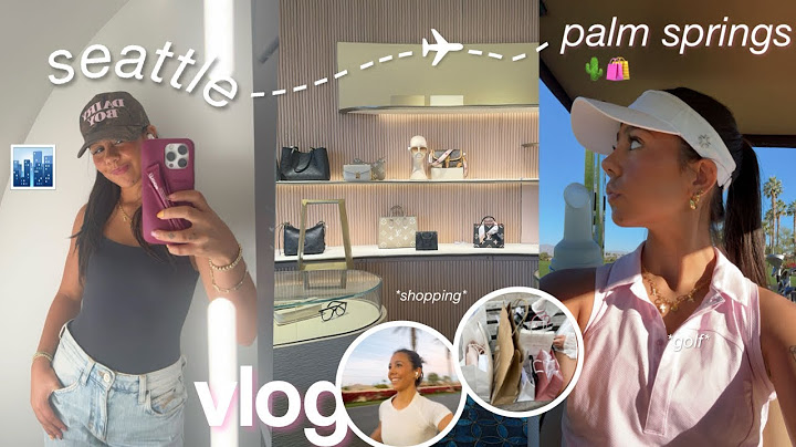 TRAVEL VLOG: Palm Springs days in my life *pickleball, shopping, golf, etc*
