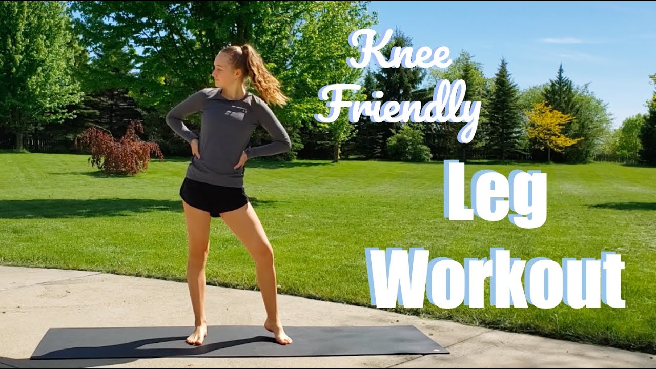 KNEE-FRIENDLY LEG WORKOUT (at home, no equipment, low impact, apartment ...