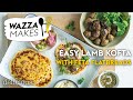 Super easy lamb kofta with feta flatbreads recipe  delicious australia
