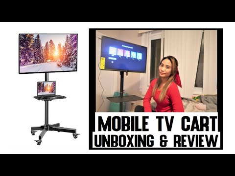 Universal mobile outlet tv cart