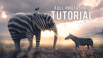 Photoshop Tutorial - Elephant Stripes