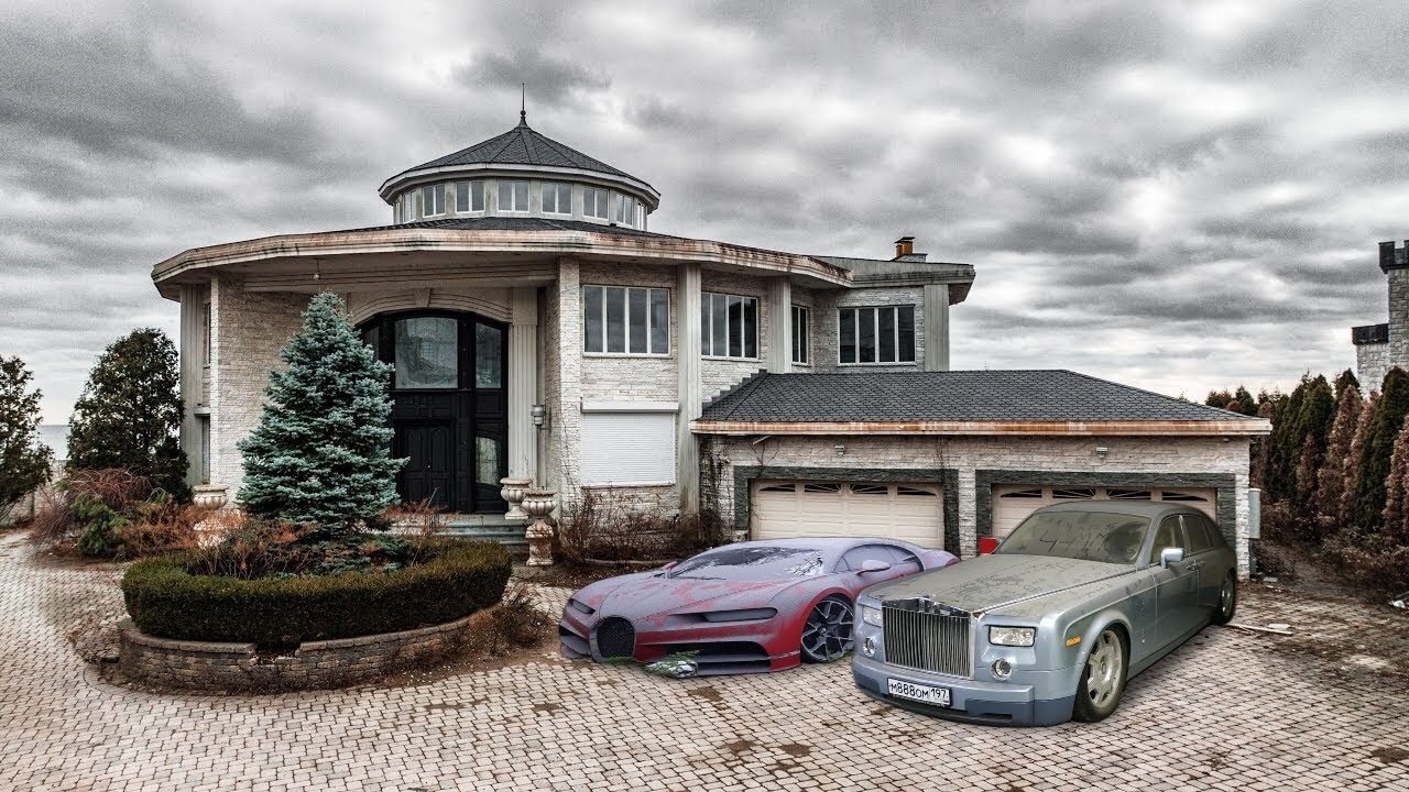 Méga-Manoir Abandonné Avec Des Voitures Et TOUT Resté À L’Intérieur