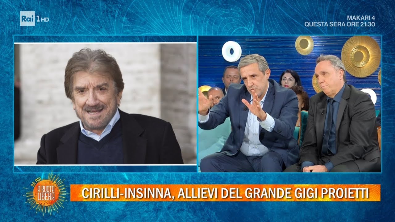 Gabriele Cirilli e Flavio Insinna ricordano Gigi Proietti - Da noi... a ruota libera 02/11/2025