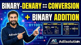 Perason Edexcel Chapter # 3 revison Topic Data(Binary,Denary,Conversions,binary addition)